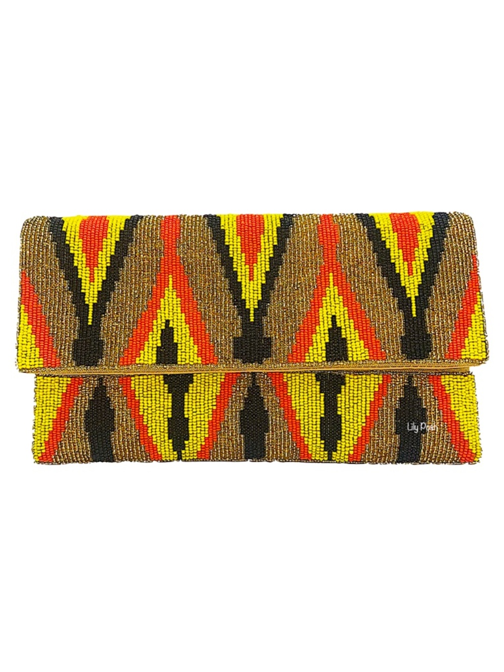 Beaded Crossbody Clutch Bag